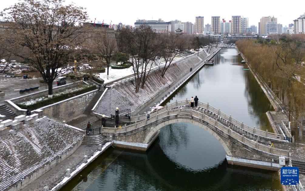 西安护城河水系70余年后首次全线贯通